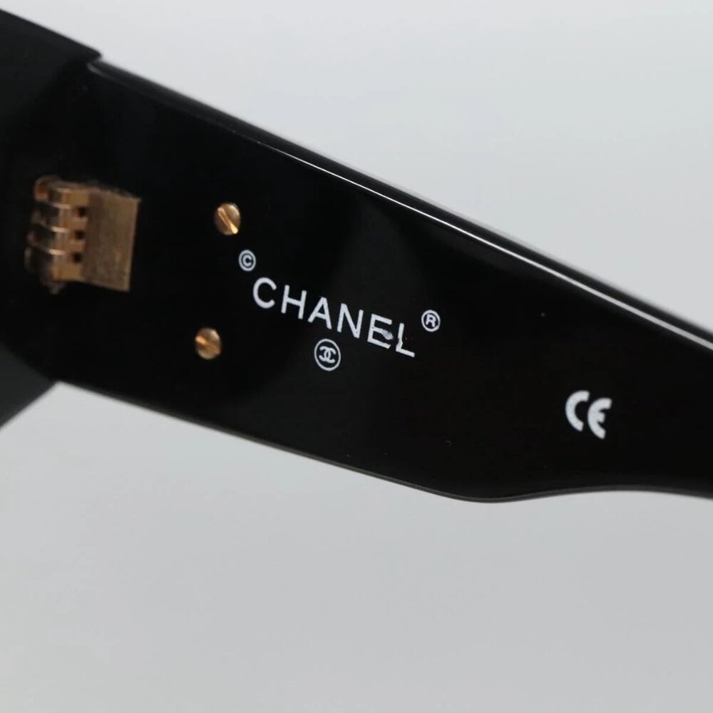 CHANEL Sunglasses plastic Black CC Auth yk19492 - Picture 10 of 12